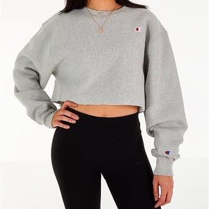 Champion Crop Top SweatShirt